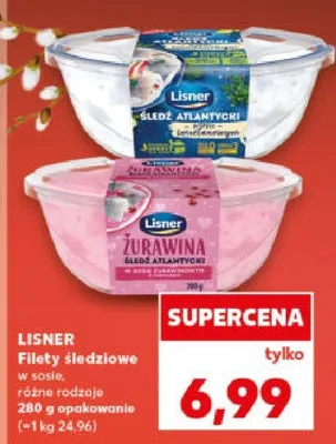 Filety śledziowe w sosie, różne rodzaje promocja w Kaufland