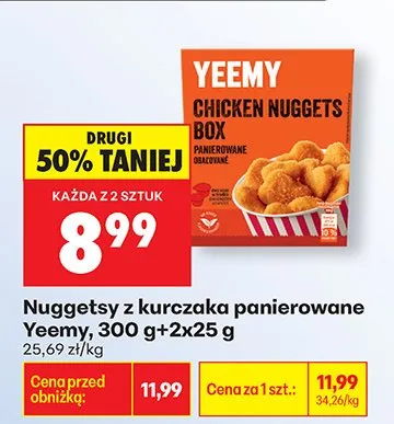 Nuggetsy z kurczaka panierowane promocja w Biedronka