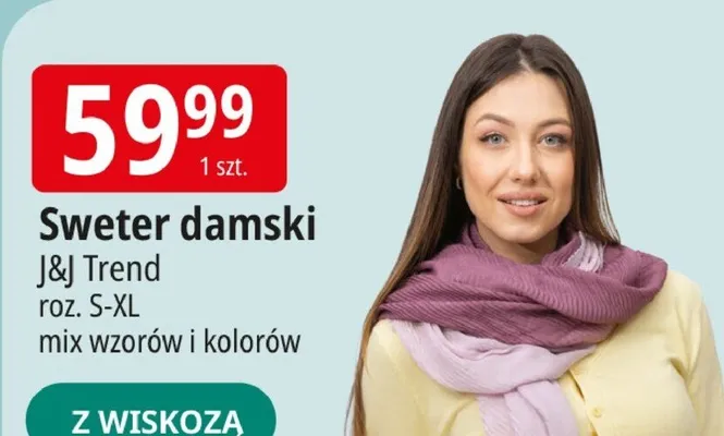 Sweter damski promocja w Leclerc