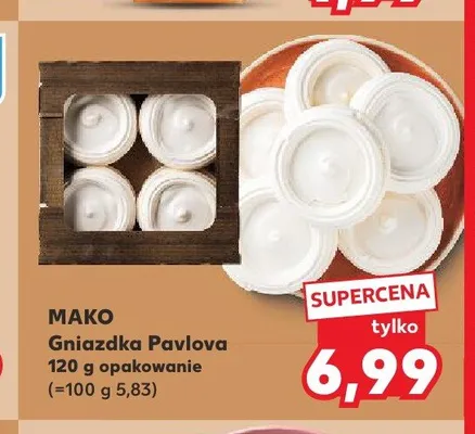 Gniazdka Pavlova Mako promocja w Kaufland