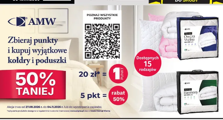 Kołdra Royal Rest Harmony 160x200 cm AMW promocja w Selgros