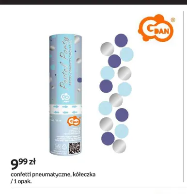 Confetti pneumatyczne kółeczka GoDan promocja w Empik