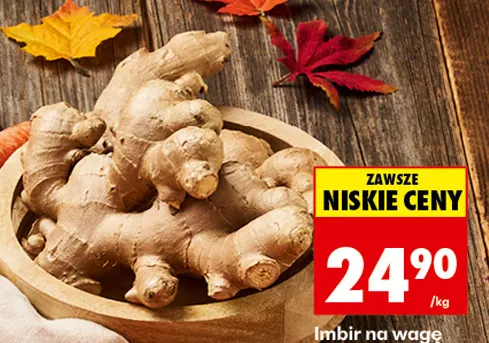 Imbir na wagę promocja w Biedronka