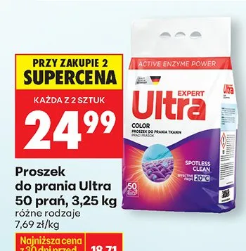 Proszek do prania Color, różne rodzaje promocja w Biedronka