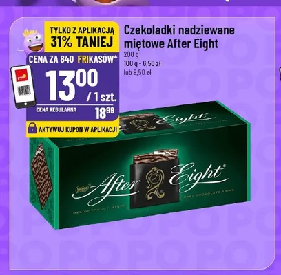 Czekoladki nadziewane miętowe After Eight promocja w POLOmarket
