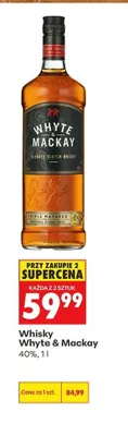 Whisky Whyte & Mackay promocja w Biedronka