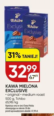 Kawa mielona Tchibo Exclusive Original promocja w Chata Polska
