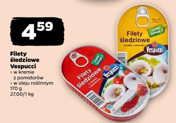 Filety śledziowe w oleju roślinnym promocja w Netto