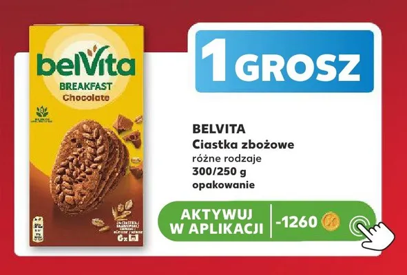 Ciastka zbożowe belVita Breakfast Chocolate promocja w Kaufland