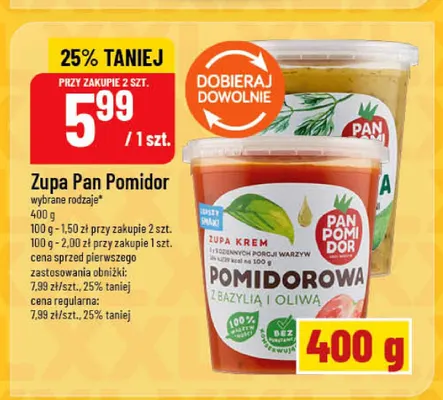 Zupa Pan Pomidor promocja w POLOmarket