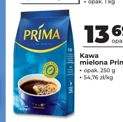 Kawa mielona Prima Finezja promocja w Odido