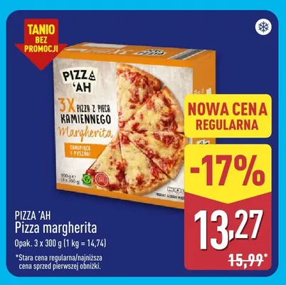 Pizza margherita Pizza 'Ah 3-pak promocja w Aldi