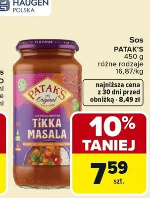 Sos Patak's promocja w Carrefour