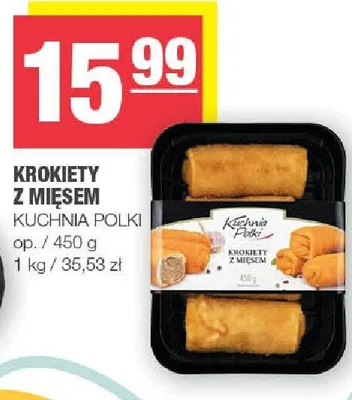 Krokiety z mięsem promocja w SPAR