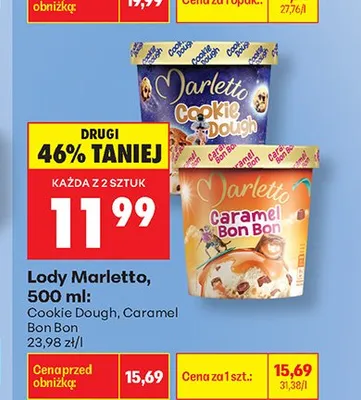 Lody Caramel Bon Bon Marletto promocja w Biedronka