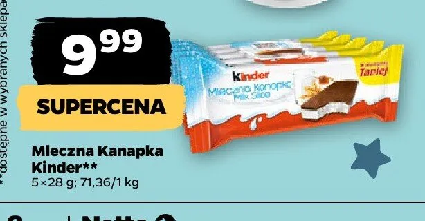 Mleczna Kanapka  promocja w Netto