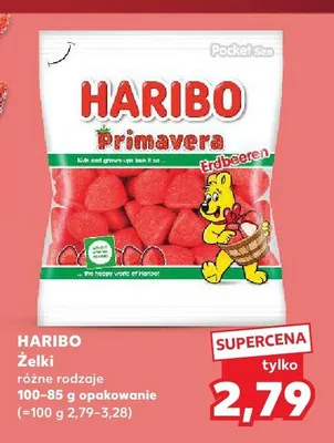 Żelki Primavera 85-100g Haribo promocja w Kaufland