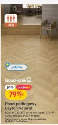 Panel podłogowy Leyton Natural AC5 jodełka promocja w Castorama