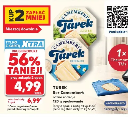 Ser Camembert Turek promocja w Kaufland