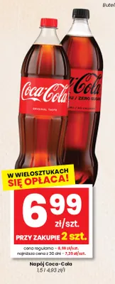 Napój gazowany Coca-Cola Original Taste promocja w emma MARKET