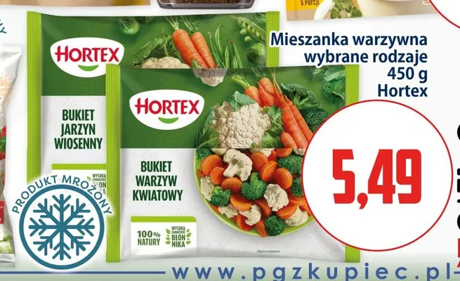 Mieszanka warzywna bukiet warzyw kwiatowy Hortex promocja w Kupiec
