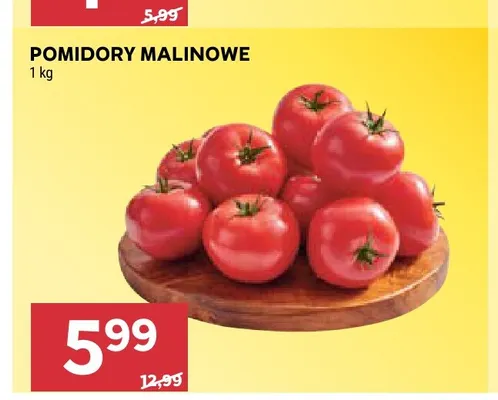 Pomidory malinowe promocja w Stokrotka