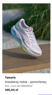 Sneakersy niskie Tamaris jasnoróżowy promocja w Lounge by Zalando