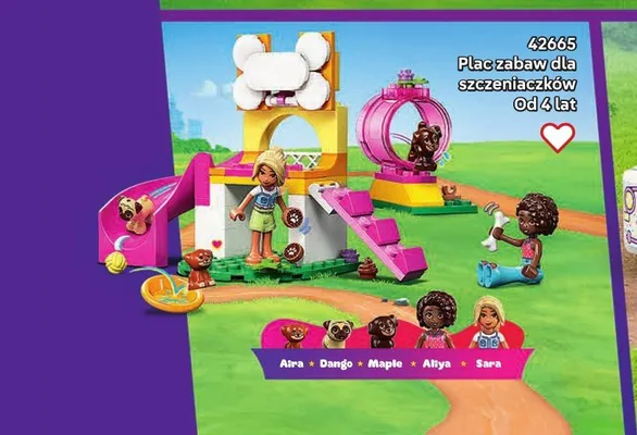 Klocki LEGO Friends 42665 Plac zabaw dla szczeniaczków promocja w LEGO