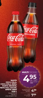 Napój gazowany Coca-Cola promocja w Duży Ben
