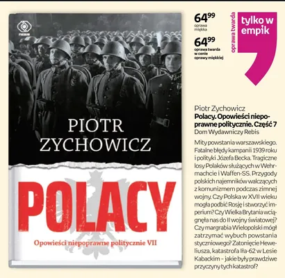 Książka Polacy. Opowieści niepoprawne politycznie. Część 7 oprawa twarda promocja w Empik