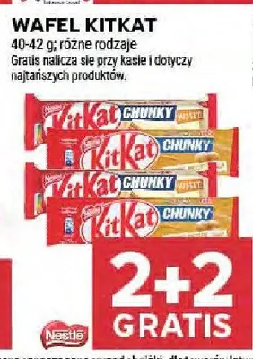 Wafel kitkat promocja w Stokrotka