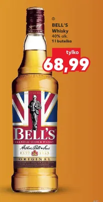 Whisky BELL'S 40% alk. promocja w Kaufland