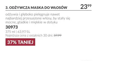 Odżywcza maska do włosów promocja w AVON