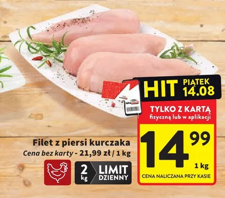 Filet z piersi kurczaka promocja w Intermarche