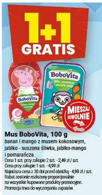 Mus BoboVita, 100g promocja w Twój Market
