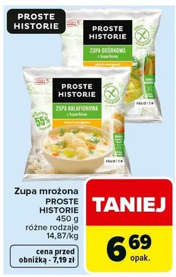 Zupa mrożona różne rodzaje promocja w Carrefour Market