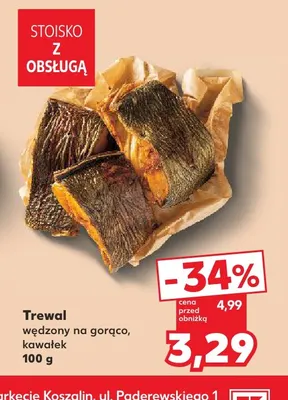 Trewal wędzony na gorąco kawałek promocja w Kaufland