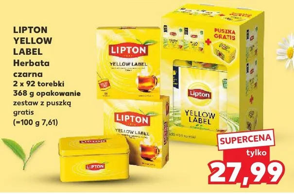 Herbata czarna promocja w Kaufland