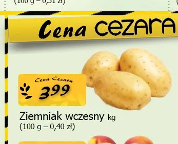 Ziemniak wczesny promocja w CEZAR Delikatesy