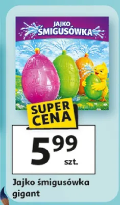 Jajko śmigusówka gigant promocja w Auchan