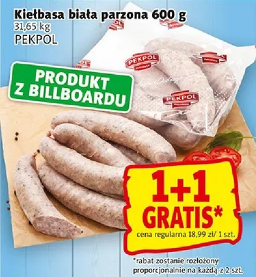 Kiełbasa biała parzona promocja w Prim Market