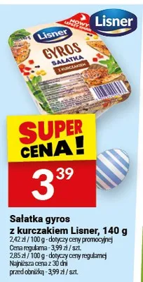 Sałatka gyros z kurczakiem promocja w Twój Market