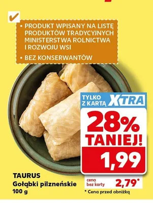 Gołąbki pilzneńskie Taurus promocja w Kaufland