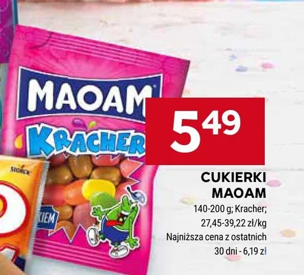 Cukierki Maoam Kracher promocja w Stokrotka