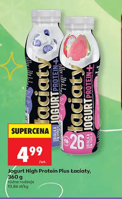 Jogurt High Protein Plus Łaciaty promocja w Biedronka
