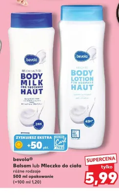 Balsam do ciała bevola promocja w Kaufland