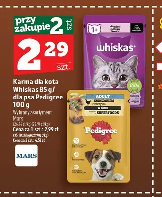 Karma dla psa Pedigree promocja w TOPAZ