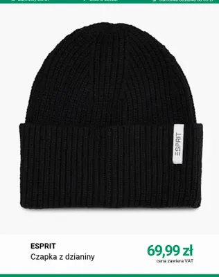 Czapka z dzianiny Esprit promocja w Deichmann