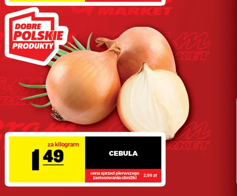 Cebula promocja w Gram Market