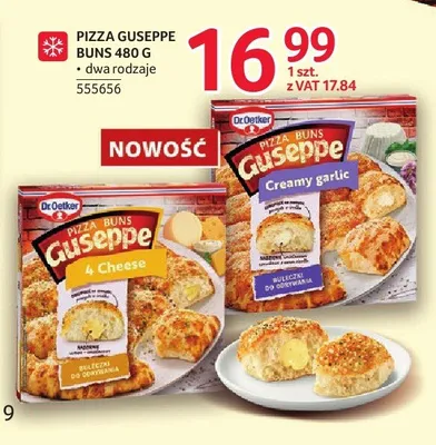 Pizza Buns Guseppe Dr. Oetker Creamy Garlic promocja w Selgros